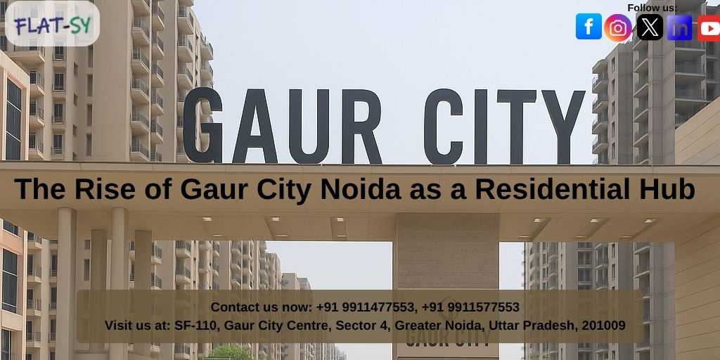 1 bhk Flats in Gaur City for rent