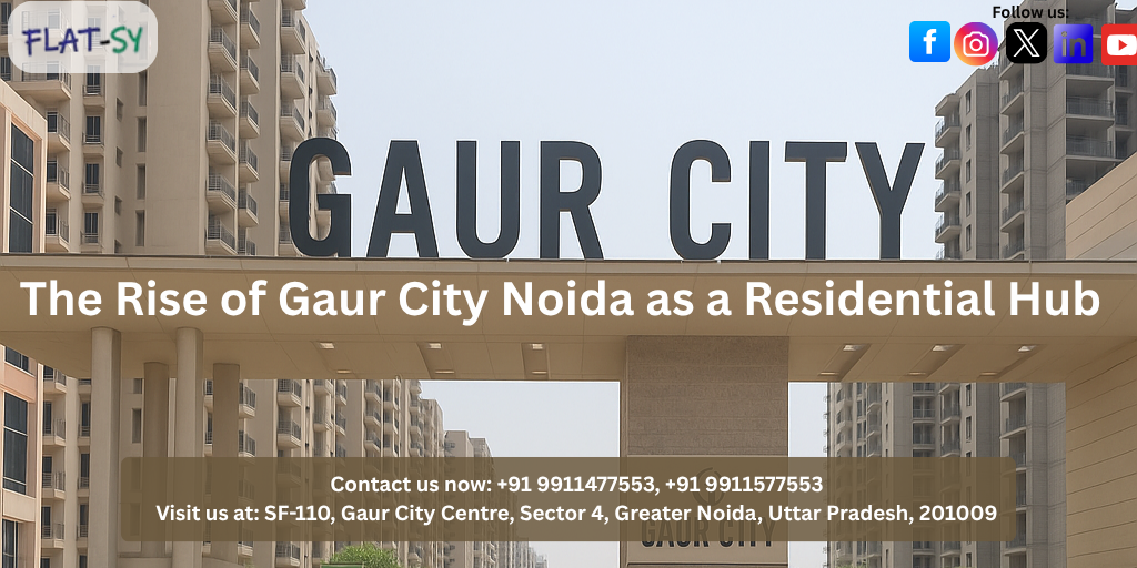 1 bhk Flats in Gaur City for rent