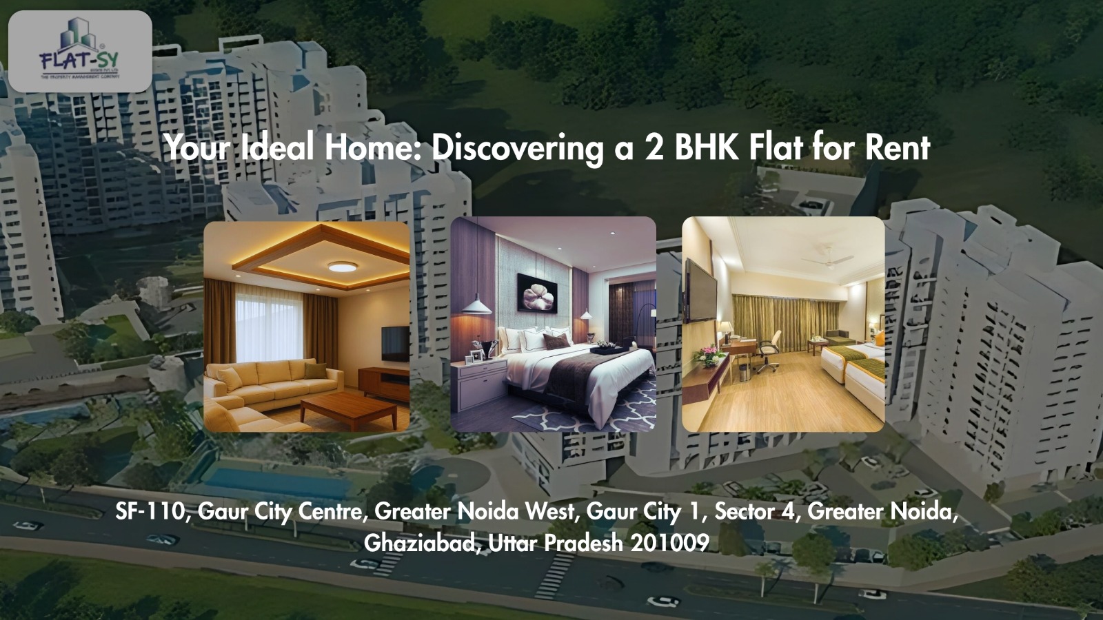 2 BHK Flat for Rent in Gaur city