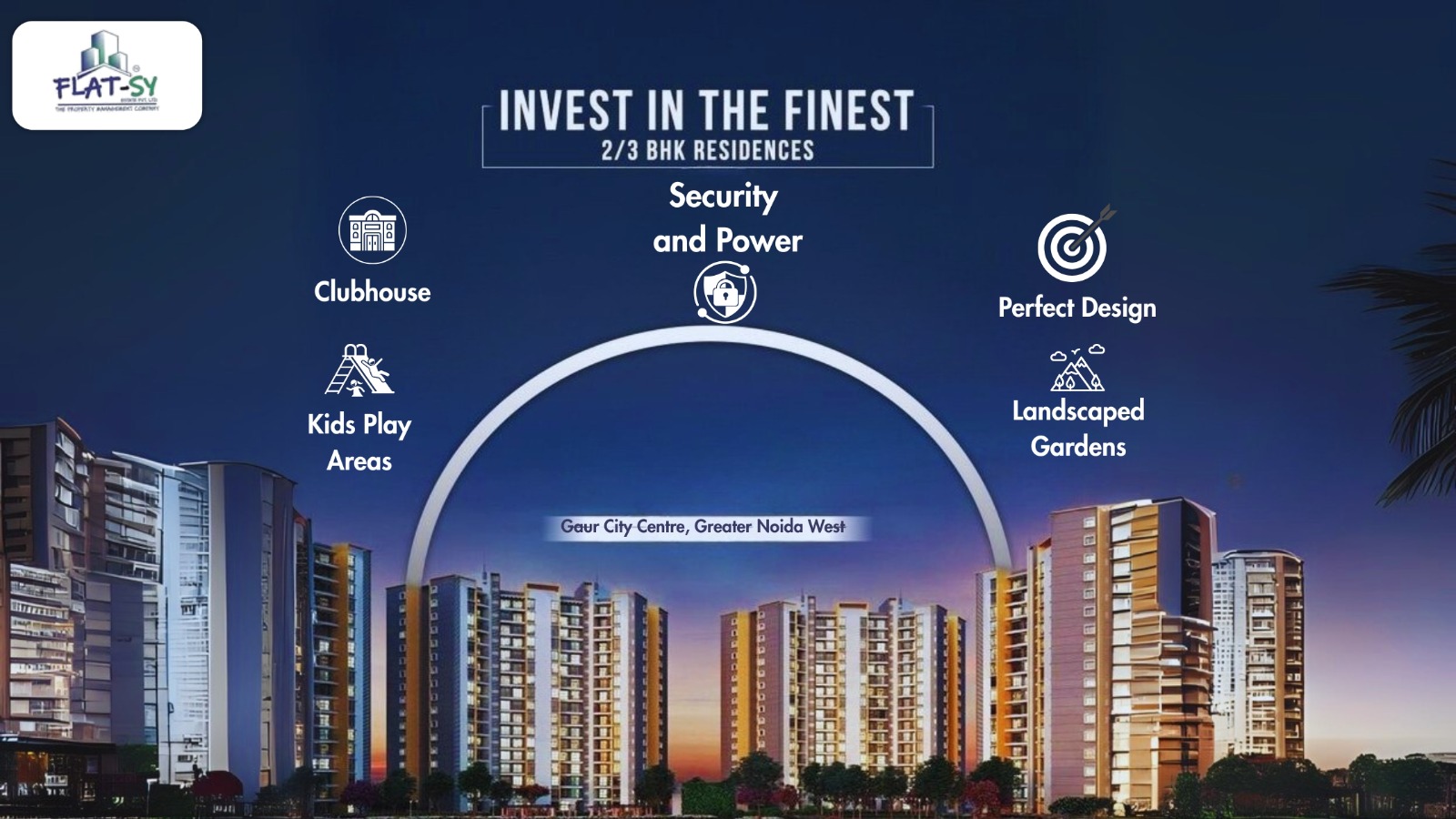 2 BHK Flat for Rent in Gaur city