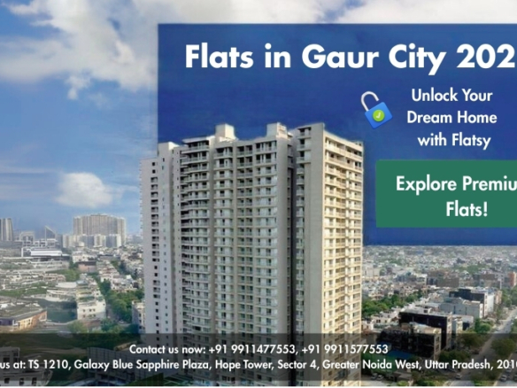 Flats in gaur city