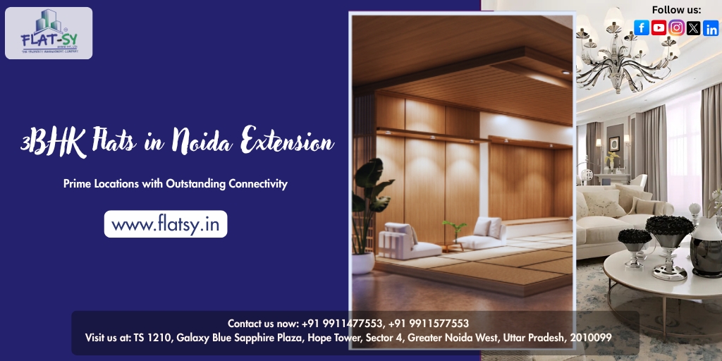 3BHK Flats in Noida Extension