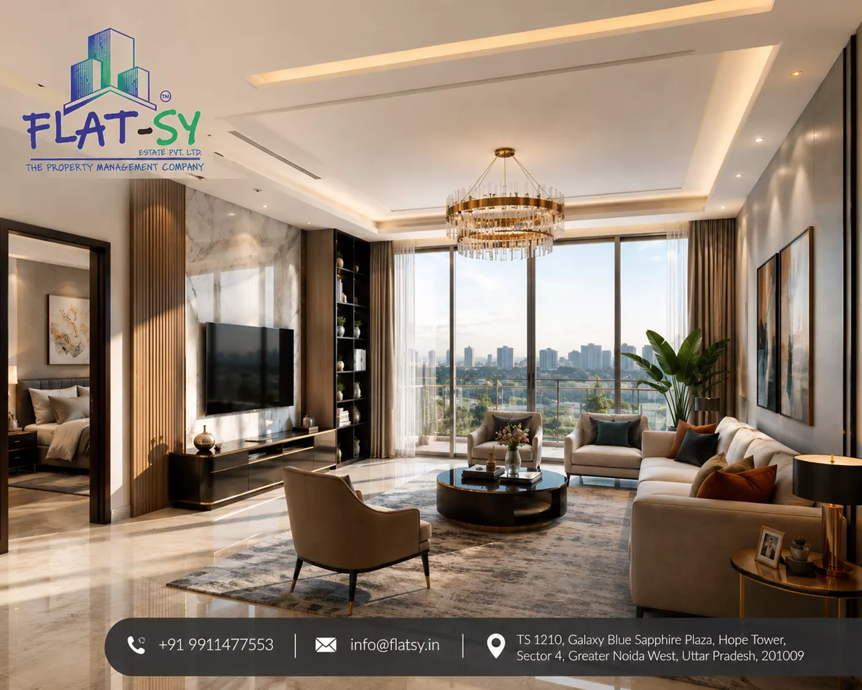 3 BHK flats in Greater Noida West