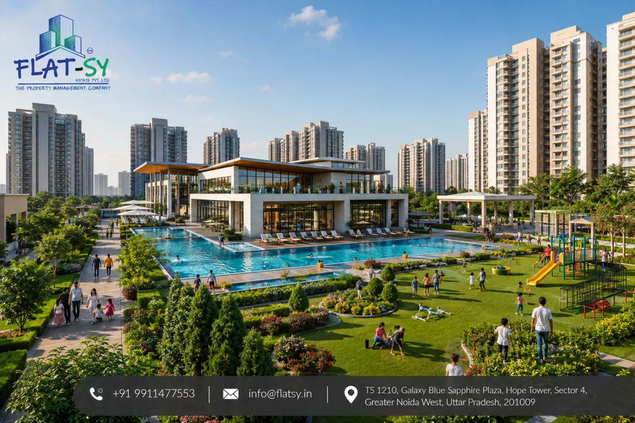 3 BHK flats in Greater Noida West