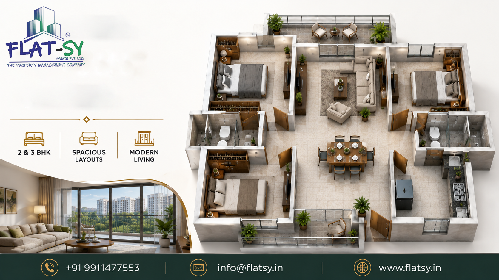 affordable flats in Capital Athena floor plain 2,3 BHK flats.