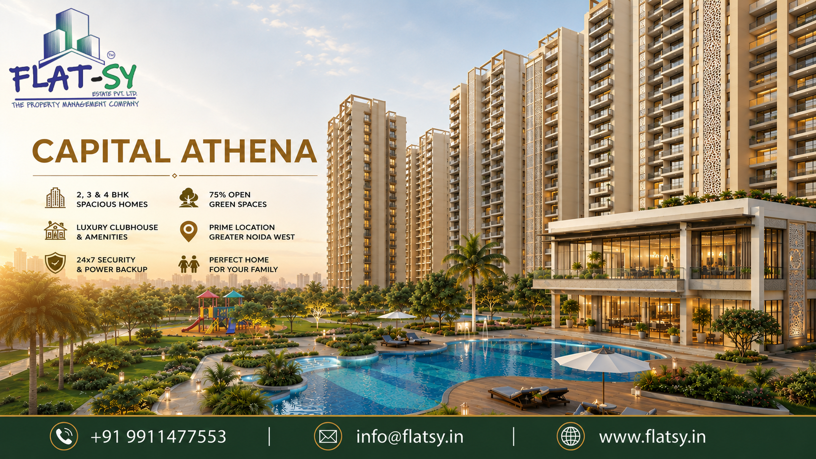affordable flats in Capital Athena