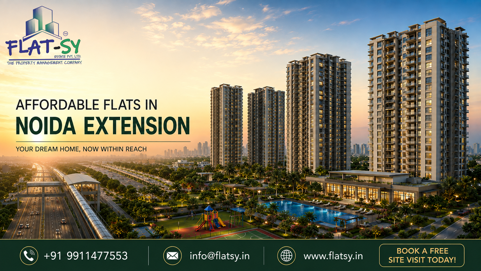 Affordable flats in noida extension.