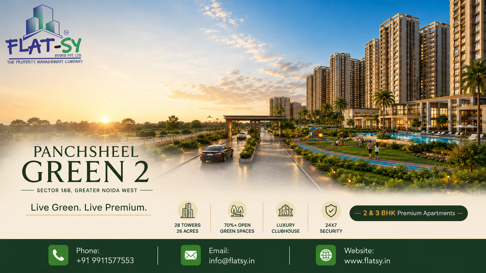 Panchsheel green 2 in Noida.